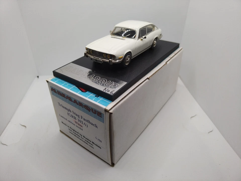 MINIMARQUE 1/43 Triumph Stag Fastback 1971. Extremely Rare!  - Image 1 of 4