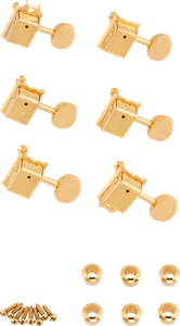 Genuine Fender Vintage Style Strat/Tele Tuners Machines - GOLD - Picture 1 of 3