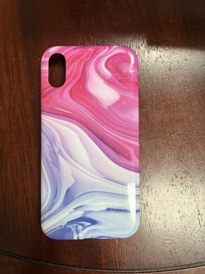 Capa telefone capa dura redemoinho mármore terra e mar Casely iPhone XR | - Imagem 1 de 4