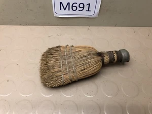 Vintage Draht umwickelter Strohbesen Besen / Bürste - Bild 1 von 11