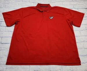 Erie Seawolves MENS SIZE XXL Red Polo Shirt Detroit Tigers Edwards AP 360 - Picture 1 of 14