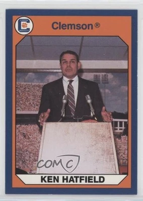 1990 Collegiate Collection Clemson Tigers Ken Hatfield #108 - Image 1 of 2