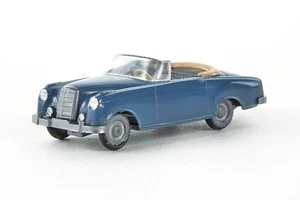 Lot 2512007 Wiking Mercedes 220 Cabrio, mattgraublau, 1958-65, GK 143-1-B - Bild 1 von 8