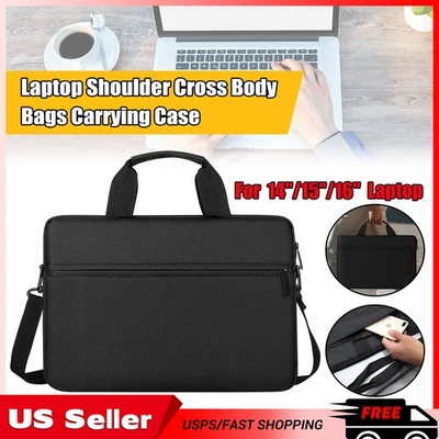 Funda para portátil con correa para el hombro para 13"14"15.6" HP/Asus/Macbook DELL/Lenovo Foto 1 de 4