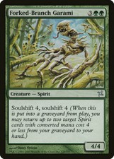 Magic MTG Tradingcard Betrayers of Kamigawa 2005 Forked-Branch Garami 125/165
