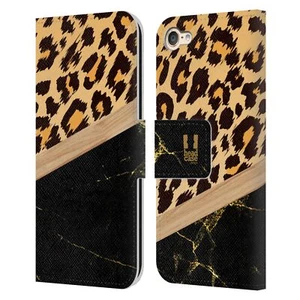 HEAD CASE DESIGNS MARBLE TREND MIX LEATHER BOOK CASE FOR APPLE iPOD TOUCH MP3 - Picture 1 of 13