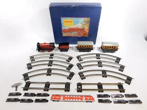 CU431-4# Hornby Meccano Gauge 0 Uhrwerk-Set Steam Type M1 3435 + Car Pullman - Picture 1 of 7