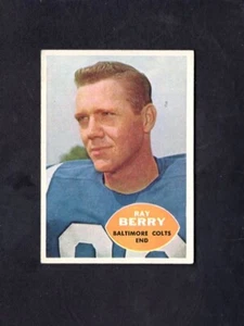 1960 Topps # 4 Ray Berry EX+ condition Baltimore Colts FREE SHIPPING - Picture 1 of 2