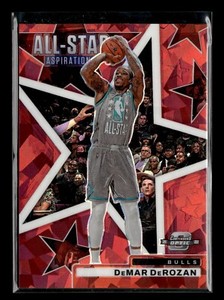 2021-22 Contenders Optic #7 DeMar DeRozan All-Star Aspirations Red Ice