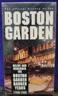 THE OFFICIAL HISTORY OF THE BOSTON GARDEN 1928-1995 VHS VIDEOTAPE New Sealed - Image 1 of 4
