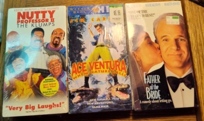 3 Sealed VHS Tapes Comedy Action - Image 1 of 4
