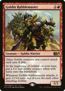MTG Goblin Rabblemaster FOIL Buy-a-Box Promos Core Set 2015 M15 RARE NM L14 - Picture 1 of 1