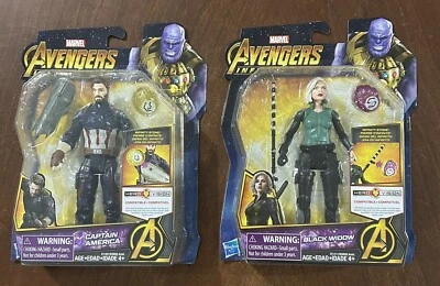 Marvel Avengers Infinity War Hero Vision - BLACK WIDOW & CAPTAIN AMERICA - New - Image 1 of 4