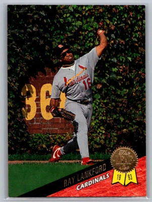 # 297 Ray Lankford St. Louis Cardinals 1993 Leaf Series 2 - Image 1 of 2