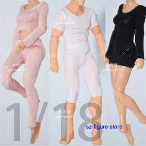 1:18 Tops T-Shirt Body Hose Kleidung passt 3,75" weiblich männlich Figur Körper Puppe - Bild 1 von 58