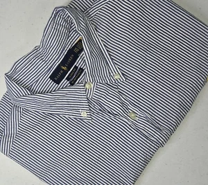 RALPH LAUREN MENS SHIRT, Sz XXL, S/S, Button Up, Striped, Classic Untucked Fit - Picture 1 of 13