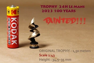 TROFEO 24H Le Mans Centenario 100 anni vincitore F1 Ferrari 1:43 - Immagine 1 di 2