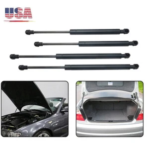 4PCS For BMW 330Ci Base Convertible 2001-2006 Hoods & Rear Trunks Shocks Struts - Picture 1 of 19