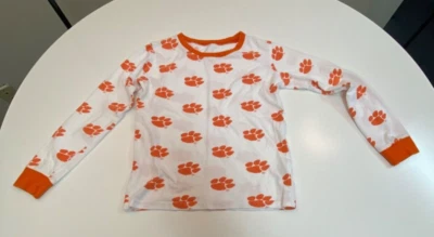 Wes & Willy/ Clemson Tiger Paws 棉 T 恤 10 码 — 第 1/2 张图片