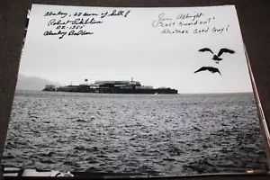 ROBERT SCHIBLINE & JIM ALBRIGHT SIGNED ALCATRAZ 8X10 - Picture 1 of 1