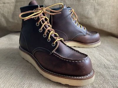 Red Wing 8138 Heritage Herren Braun Leder Mokassinnaht Stiefel Größe US 4,5 D - Bild 1 von 4