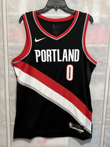 Damian Lillard Portland Trail Blazers Nike Icon Edition Swingman Jersey Men L 48 Cover