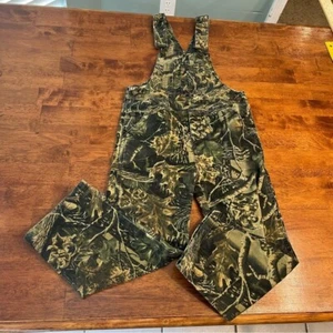 Cabela’s boys flannel camo overalls size small - Picture 1 of 6
