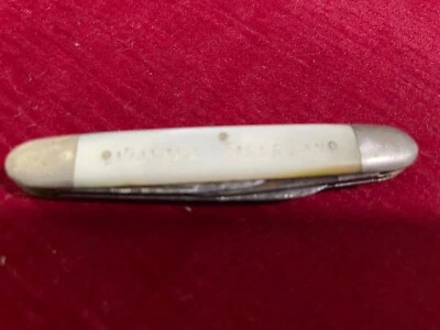 Faca de bolso dobrável A. Wingen Othello Solingen Alemanha Niagra Falls Ca. - Imagem 1 de 4