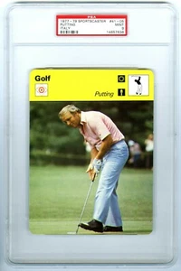 ARNOLD PALMER~RARE POP 1~1977 SPORTSCASTER PSA-9 MINT ROOKIE RC GOLF CARD #41-05 - Picture 1 of 2