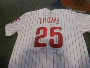 Jim Thome Philadelphia Phillies Signed Replica Home Jersey COA - Picture 1 of 2