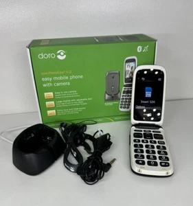 Doro PhoneEasy 612 Black ( Unlocked ) Mobile Phone Boxed - Picture 1 of 7