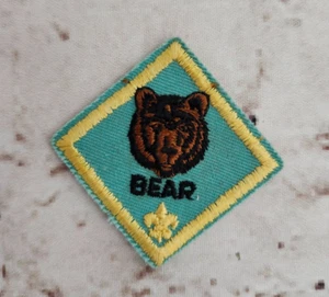 BSA Boy Scouts, Cub Scouts, Bear Rank Patch, Pre-Owned - Picture 1 of 2