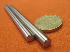 316 Stainless Steel Shaft, Rod Undersized 1/4" Diameter x 4.0"  Length, 2 Units - Picture 1 of 6