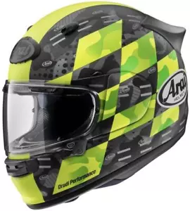 ARAI ASTRO GX CHECKER Yellow L Size 59-60cm Full Face Motorcycle Helmet - Bild 1 von 3