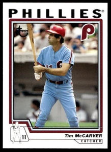 Tim McCarver 2004 Topps Retired Signature Edition 97 Phillies Baseball Card - Picture 1 of 2