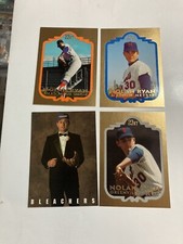 4 Card 1992 Bleachers Nolan Ryan 23KT Gold Cards With Promo 10,000 Made