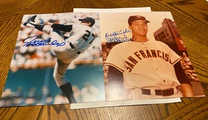 JUAN MARICHAL AUTOGRAPHED PHOTOS (2)8x10 SAN FRANCISCO GIANTS - Picture 1 of 12