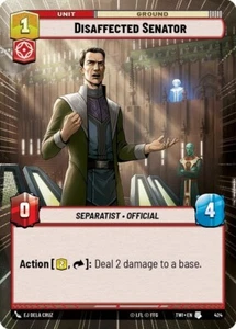 Disaffected Senator (Hyperspace) (Non-Foil) SWU - Picture 1 of 1
