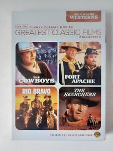 TCM Greatest Classic Films: John Wayne Westerns (DVD, 2009, 2-Disc Set) Free SH