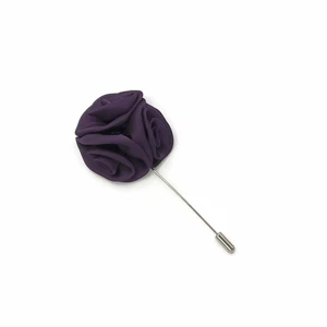 Solid Color Flower Lapel Pin - A Touch of Timeless Elegance - Picture 1 of 21