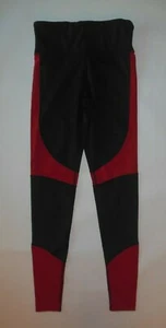 NWT ALALA VAMP TIGHTS BLACK RUBY RED TIGHT FIT YOGA SPIN DANCE RUNNING GYM sz XS - Picture 1 of 7