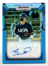 2019 Prizm Draft Picks Autographs  Carolina Blue Bobby Witt Jr. 19/30 A01 068