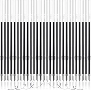 100 Pieces Ink Pen Refills Replaceable Ballpoint Pen Black Ink Refills - Picture 1 of 7
