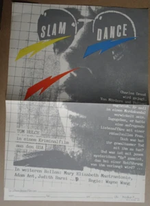 (D09) DDR-Kinoplakat SLAM DANCE Tom Hulce - Picture 1 of 1