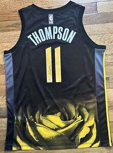 Klay Thompson Signed Autographed Golden State Warriors Nike Jersey PSA/DNA COA