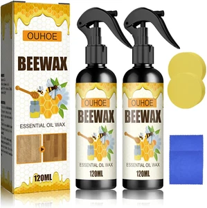 2PCS Natural Beeswax Spray, Beeswax Spray Cleaner, Beeswax Furniture Polish, the - Picture 1 of 12