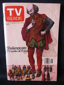 TV Guide 1350 Feb 10 1979 Shakespeare, Cheryl Tiegs, Kurt Russell Elvis Memphis - Foto 1 di 5