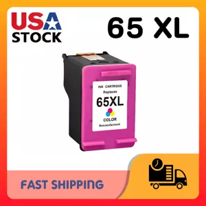 1 PK 65XL Tri-Color Ink Cartridge For HP DeskJet 3755 2655 2622 3752 2652 - Picture 1 of 6