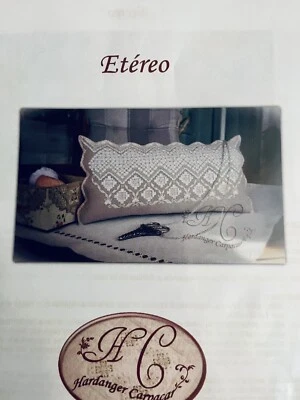 Ethereal Etereo Sachet Pattern by Hardanger Carpacar  Tri Lingual Instructions - Image 1 of 4