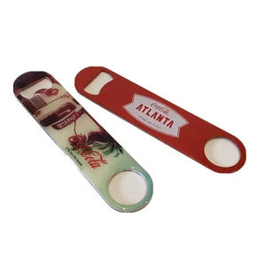 Coca Cola Bottle Openers Painted Enamaled Metal World of Coke Atlanta GA - Picture 1 of 4